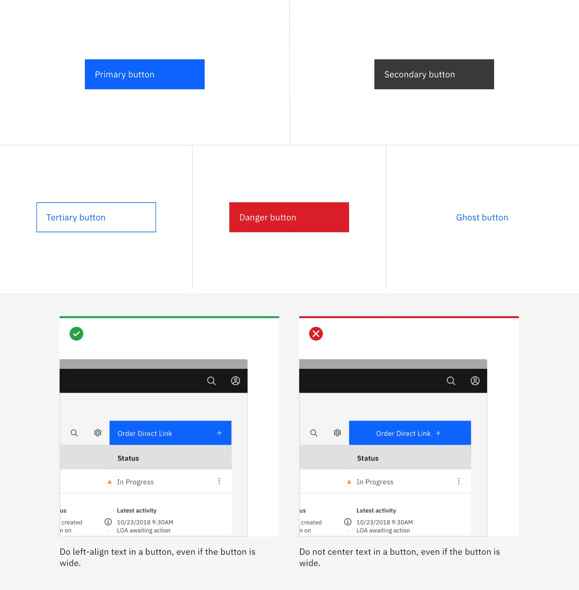 IBM Design Buttons