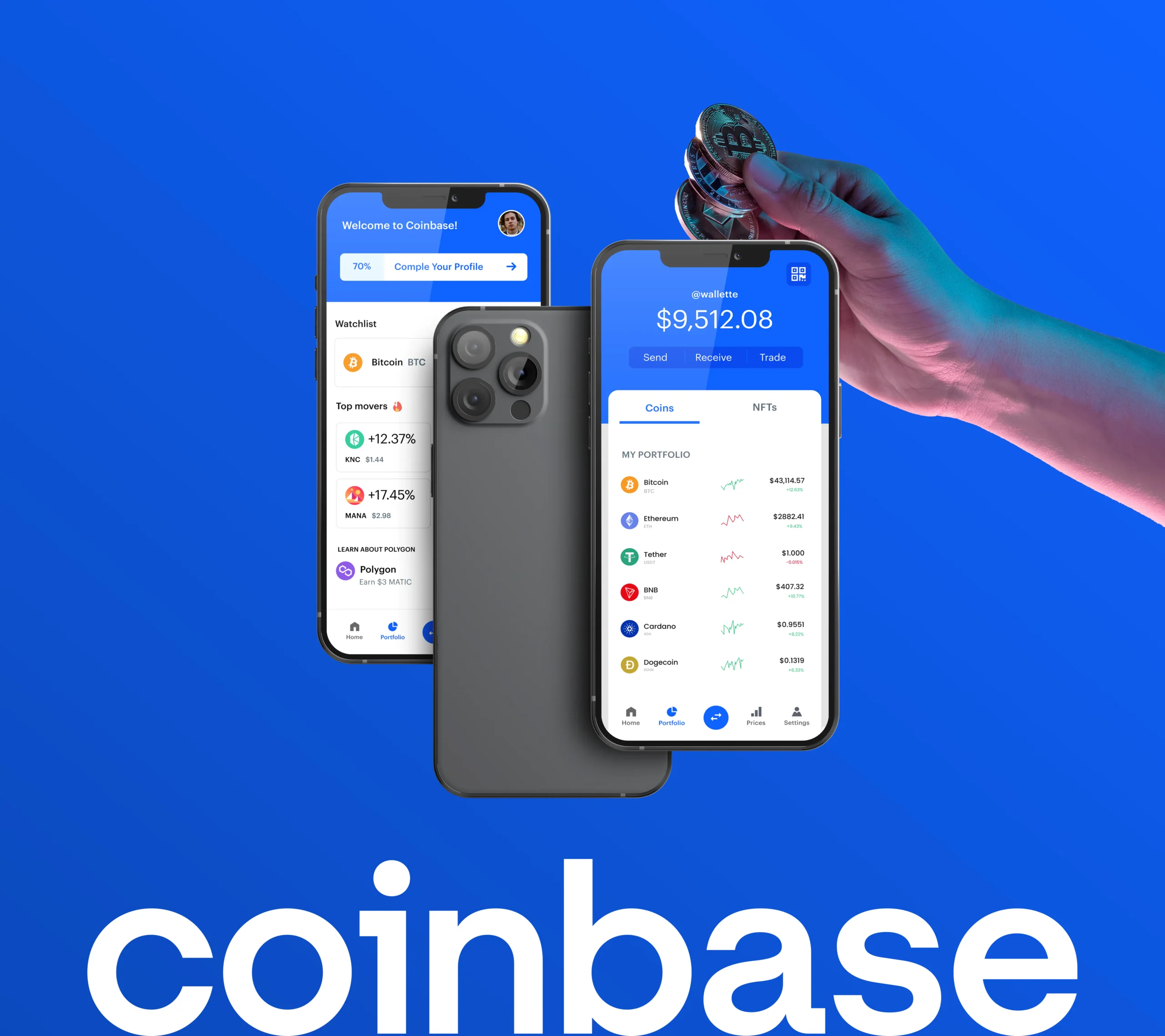 coinbase app design