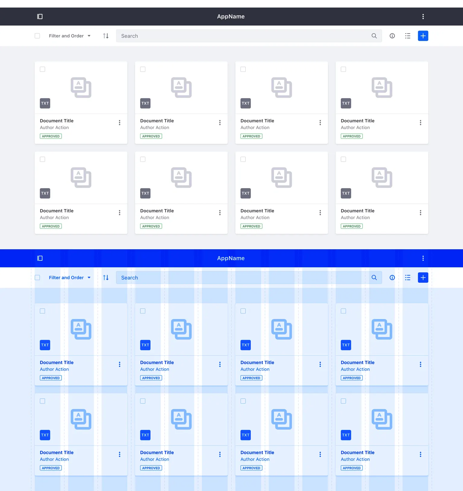 fixed columns layout 