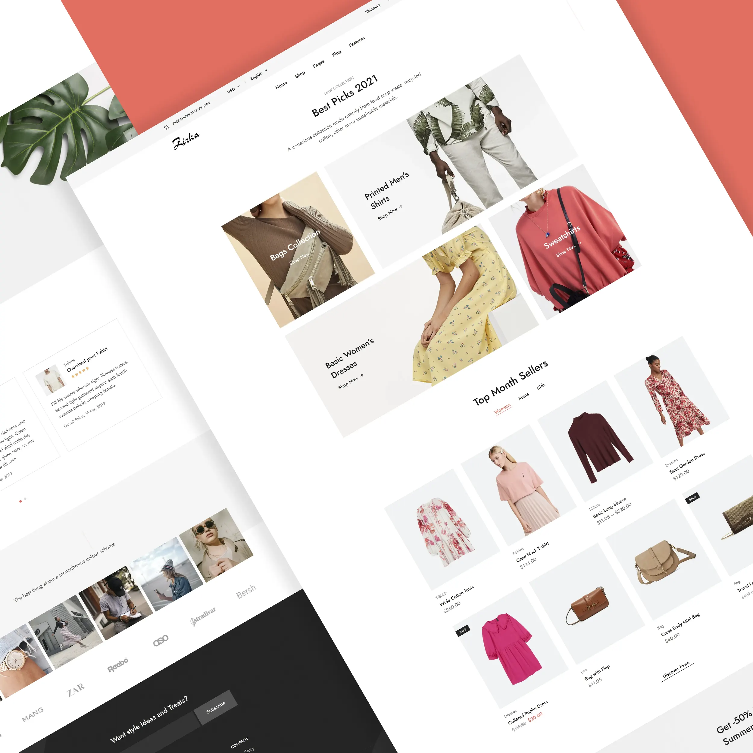 on line store UX design