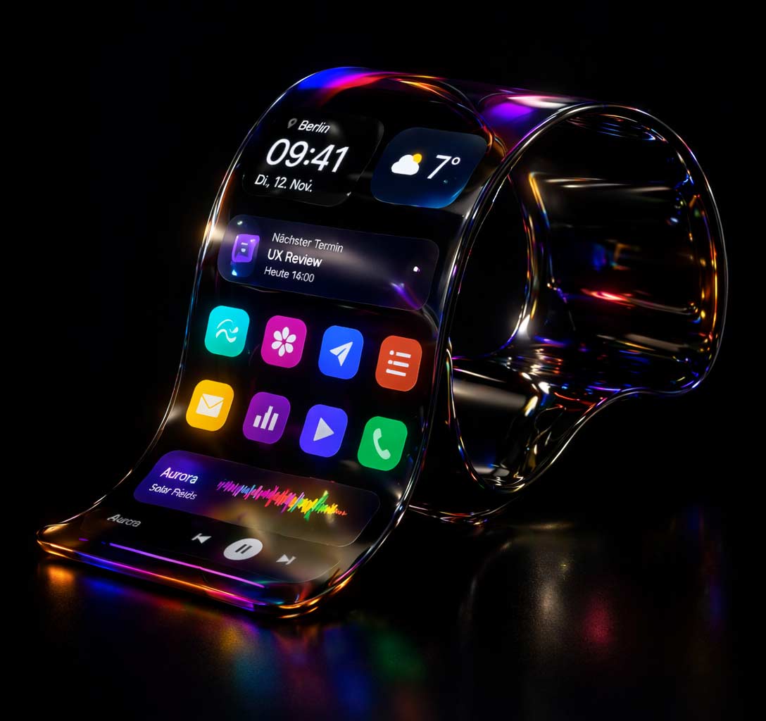 futuristisches Telefon